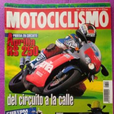 Coches y Motocicletas: REVISTA MOTOCICLISMO Nº 1393 AÑO 1994 PRUEBA EN CIRCUITO APRILIA RS 250
