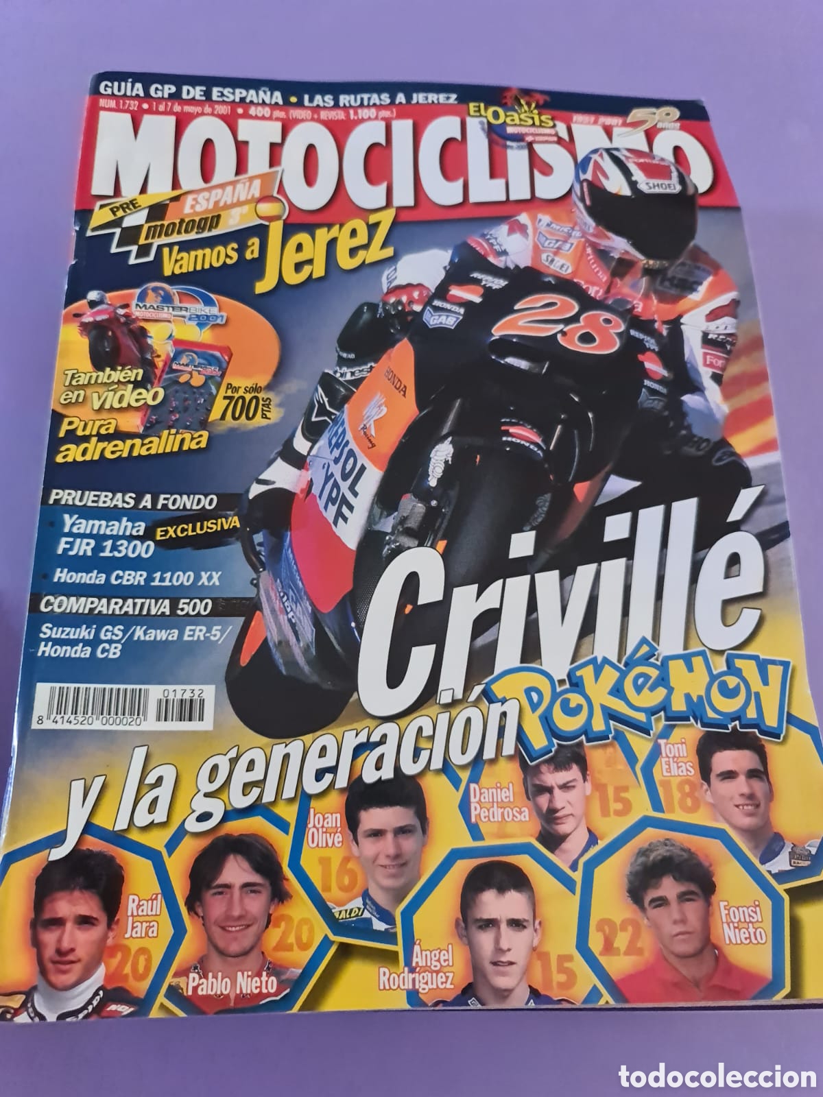 Voitures et Motocyclettes: Lote de 17 revistas Motociclismo a&ntilde;o 2001