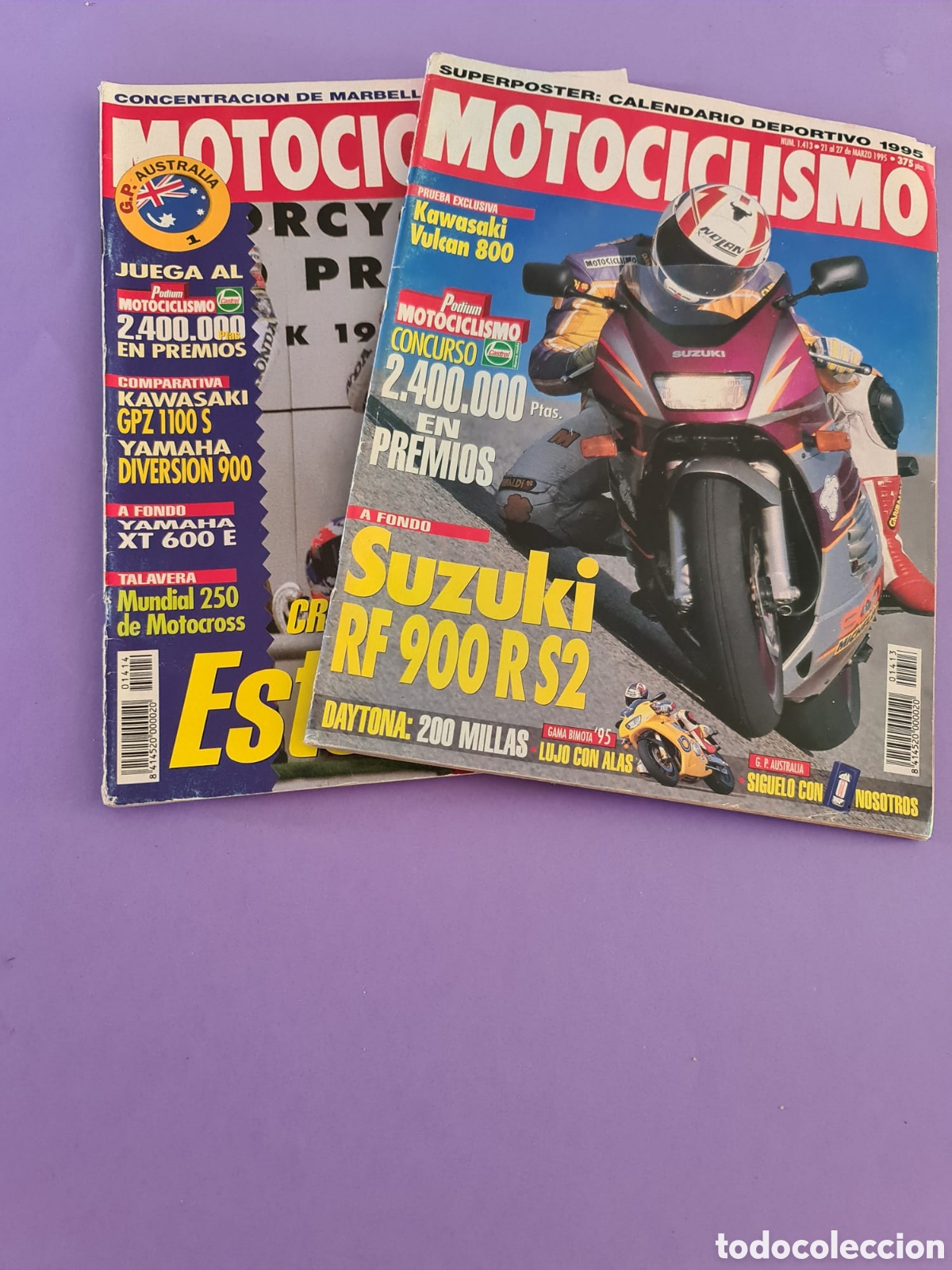 Voitures et Motocyclettes: Dos revistas de Motociclismo, a&ntilde;o 1995