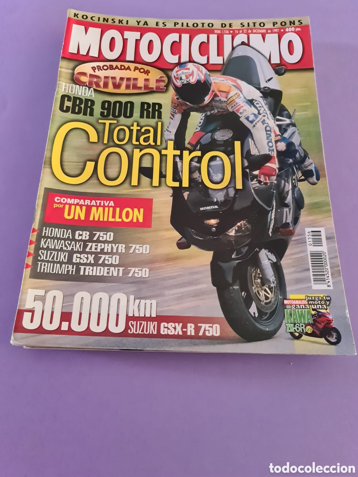 Voitures et Motocyclettes: Lote de 5 revistas Motociclismo a&ntilde;o 1997