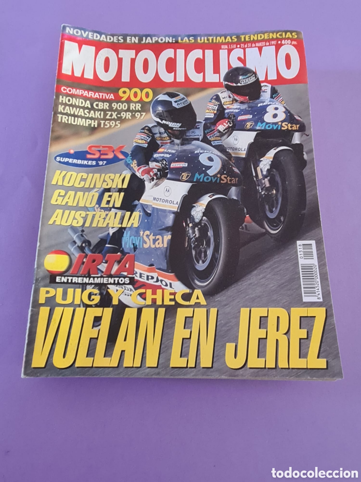Voitures et Motocyclettes: Lote de 13 revistas Motociclismo a&ntilde;o 1997