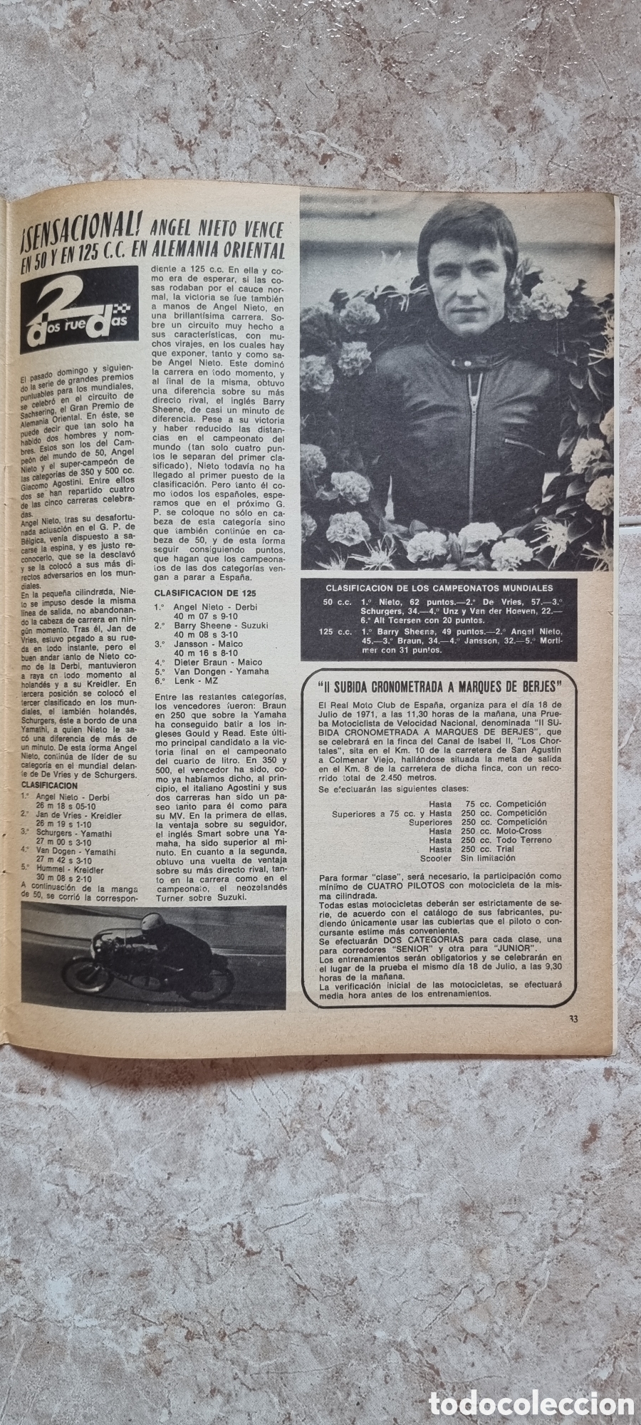 Voitures et Motocyclettes: Revista el automovil 1971