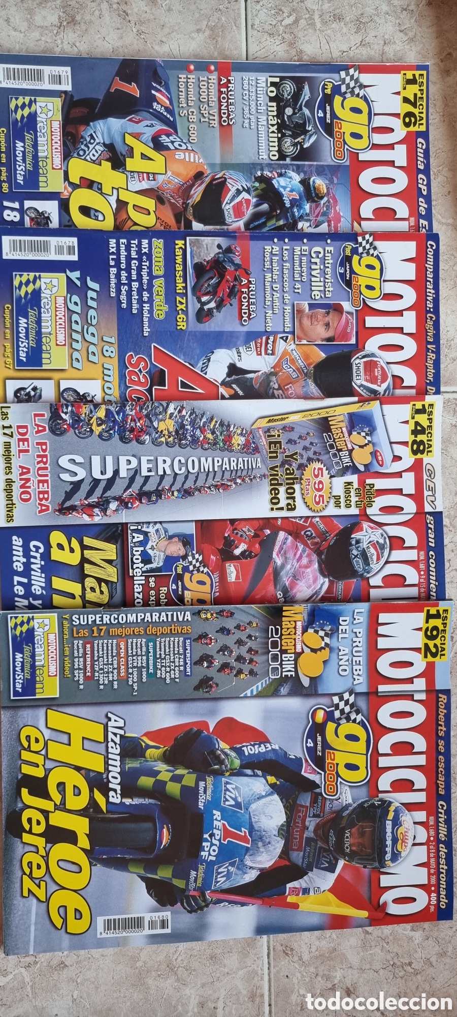 Voitures et Motocyclettes: Loto revistas Motociclismo a&ntilde;o 2000