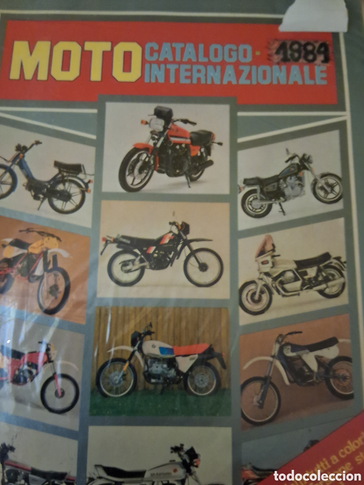 Autos und Motorr&auml;der: Moto cat&aacute;logo anual revista italiana a&ntilde;o 1984