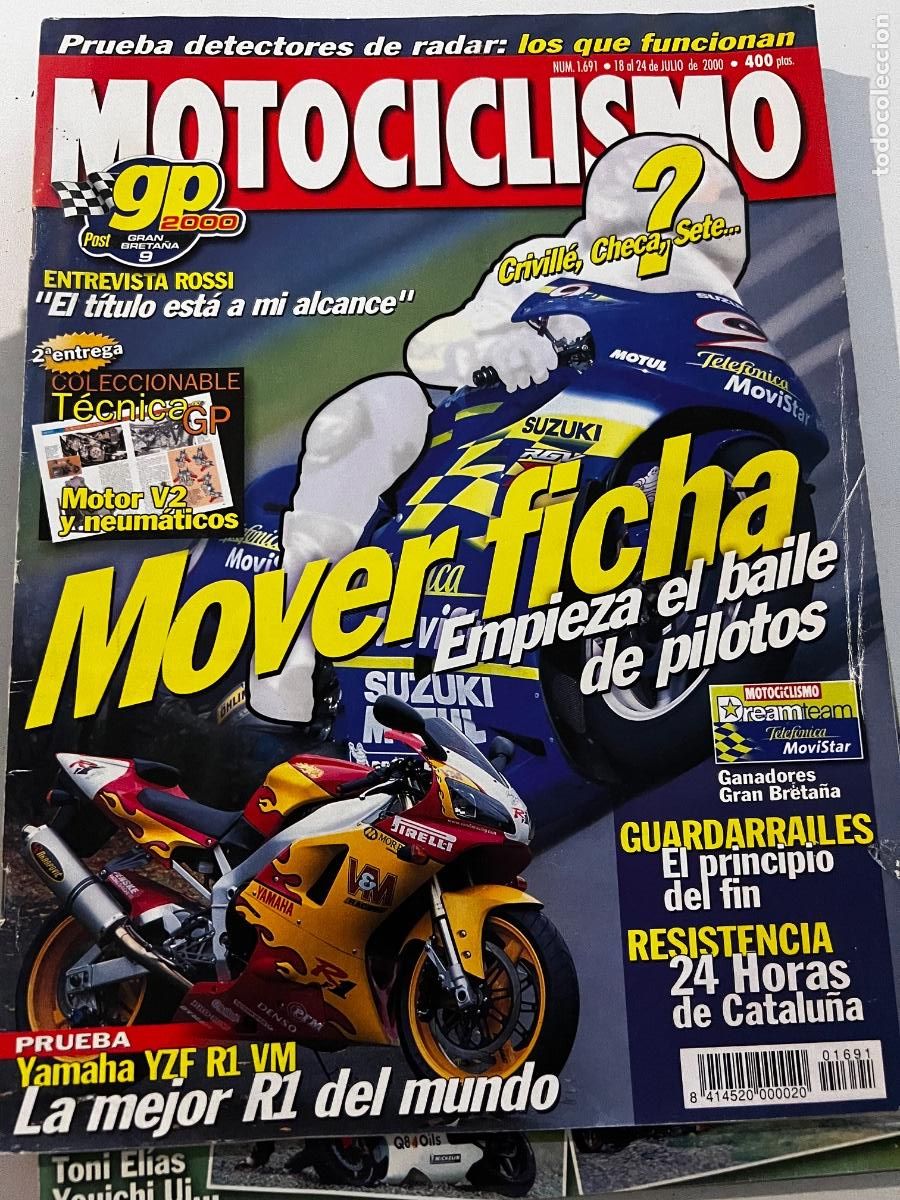 Coches y motocicletas: MOTOCICLISMO. N&deg; 1691. JULIO 2000. PRUEBA: HONDA VFR 800 F1 2000. 24 HORAS DE RESISTENCIA. LEER