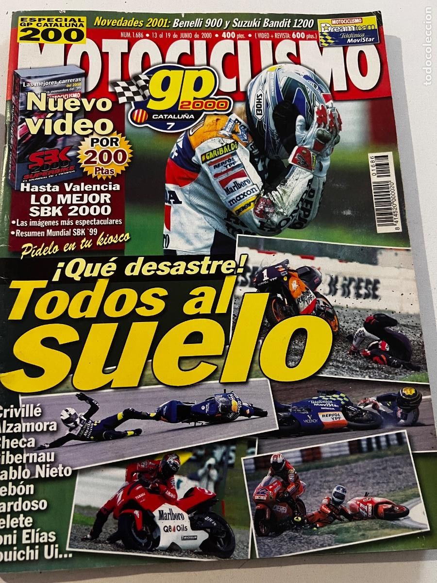 Cars and Motorcycles: MOTOCICLISMO. N&deg; 1686. JUNIO 2000. PRUEBA: BMW / SUZUKI. BENELLI TORNADO 900. GRAN PREMIO. LEER