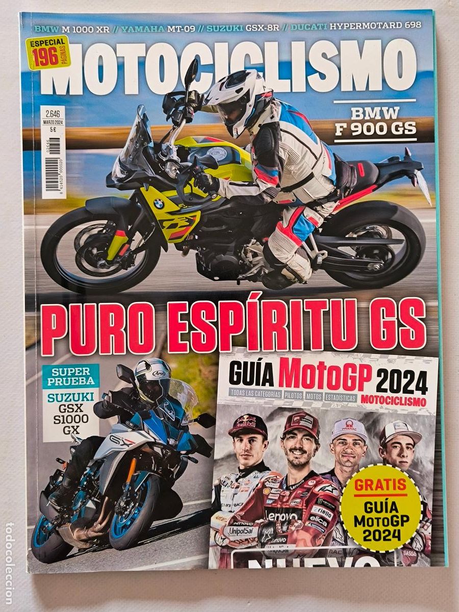 Coches y Motocicletas: MOTOCICLISMO N&ordm; 2646 - MARZO 2024 - SUZUKI GSX S1000 GX / GAMA KTM DUKE (N2)