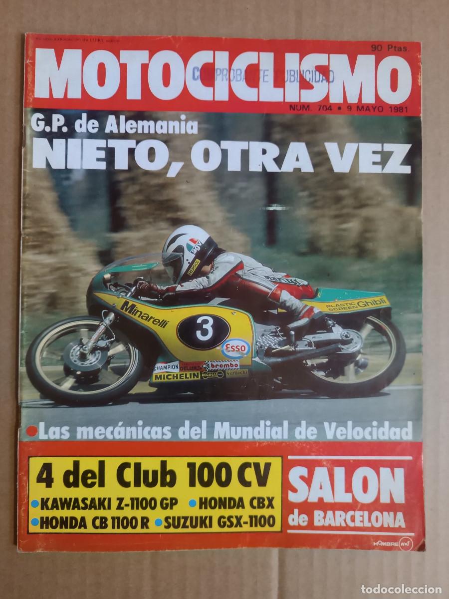 Coches y Motocicletas: REVISTA MOTOCICLISMO N&ordm; 704 A&Ntilde;O 1981. PRU: DERBI 125 CRS AGUA.