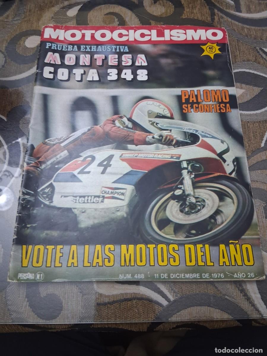 Coches y Motocicletas: Revista motociclismo moto 488 a&ntilde;o 1976 Montesa Cota 348 Victor Palomo