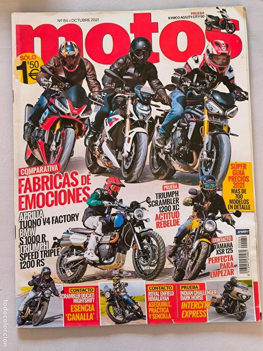 Coches y Motocicletas: MOTOS N&ordm; 84 - OCTUBRE 2021 - REVISTA - YAMAHA XSR 125 / ROYAL ENFIELD HIMALAYAN (L2)