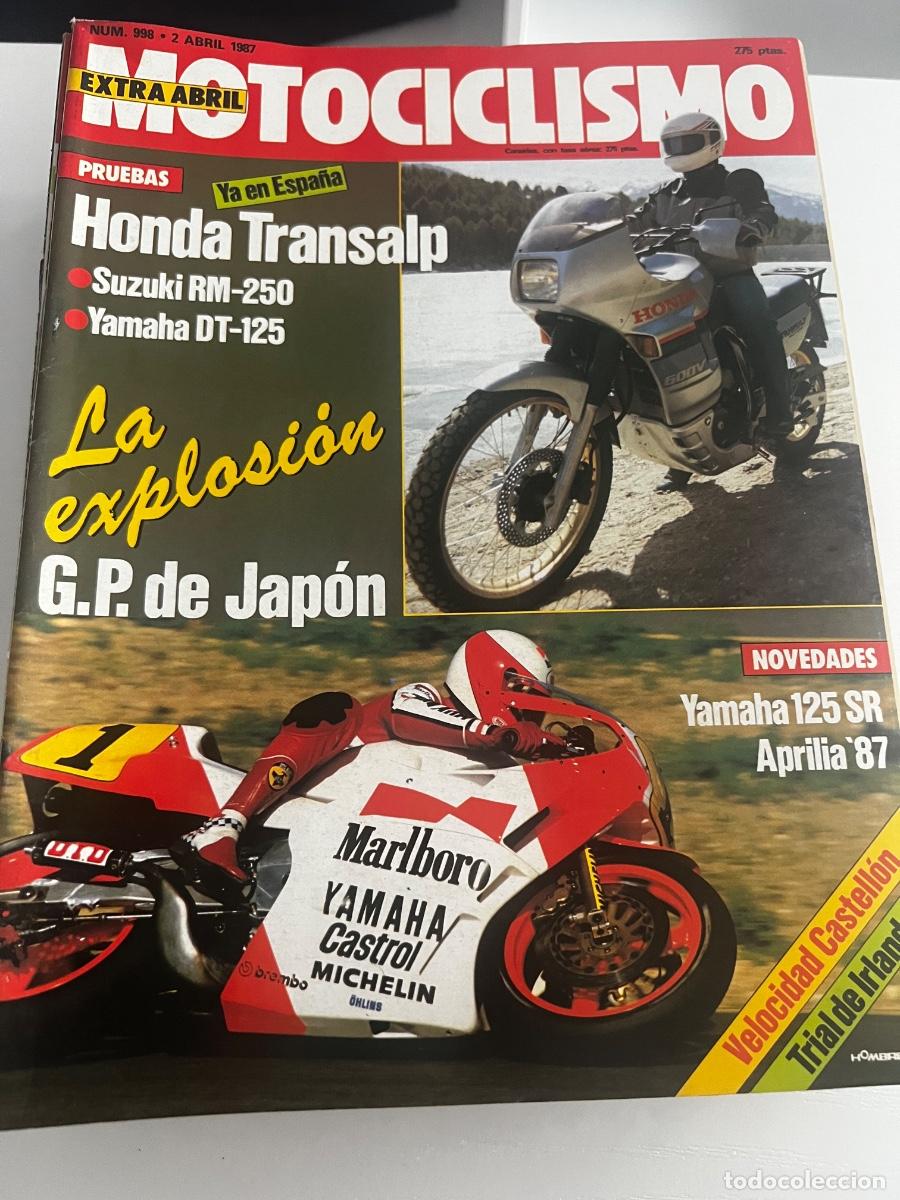 Autos und Motorr&auml;der: MOTOCICLISMO. EXTRA. N&ordm; 998. A&Ntilde;O 1987. PRUEBA: HONDA TRANSALP. ENTREVISTA: SCOOT BURNWORTH. G.. LEER