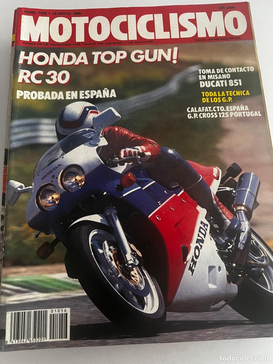Autos und Motorr&auml;der: MOTOCICLISMO. N&ordm; 1056. MAYO 1988. PRUEBA: HONDA VFR 750R. DUCATI 851 STRADA. NOVEDADES JAPON. LEER