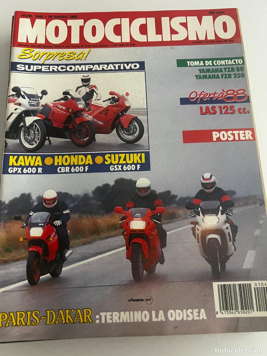 Coches y Motocicletas: MOTOCICLISMO. N&ordm; 1040. ENERO 1988. PRUEBA: YAMAHA TZR 80. S&Uacute;PER STAR DEL TRIANGULAR. LEER