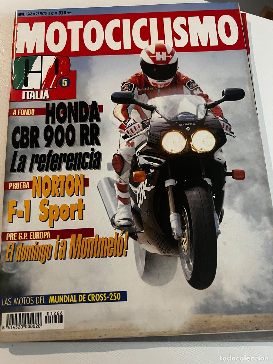 Coches y Motocicletas: MOTOCICLISMO. N&deg; 1266. MAYO 1992. HONDA CBR 900 RR LA REFERENCIA. NORTON F-1 SPORT. LEER
