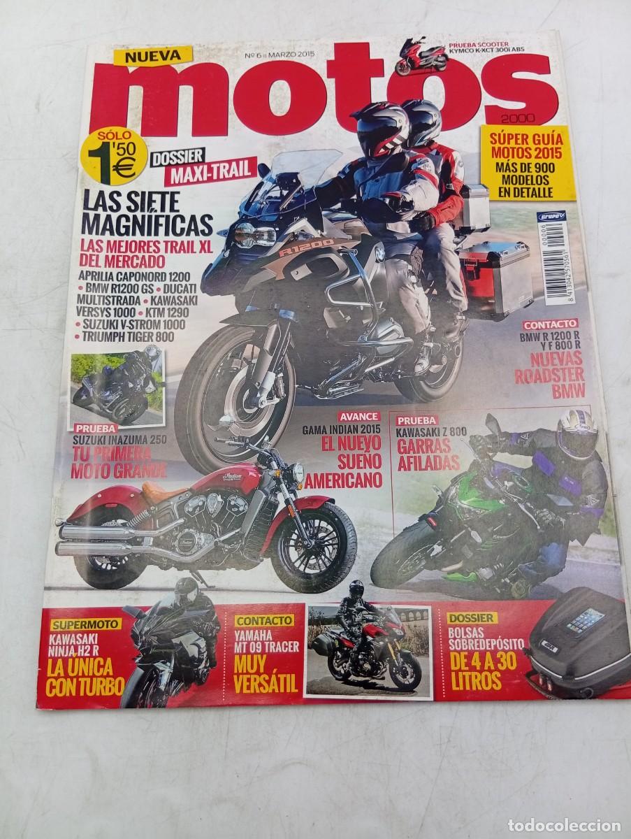 Coches y Motocicletas: MOTOS 2000. N&ordm; 6. A&Ntilde;O 2015. PRUEBA : SUZUKI INAZUMA 250. BMW R 1200 R. KAWASAKI Z 800. YAMAHA. LEER.