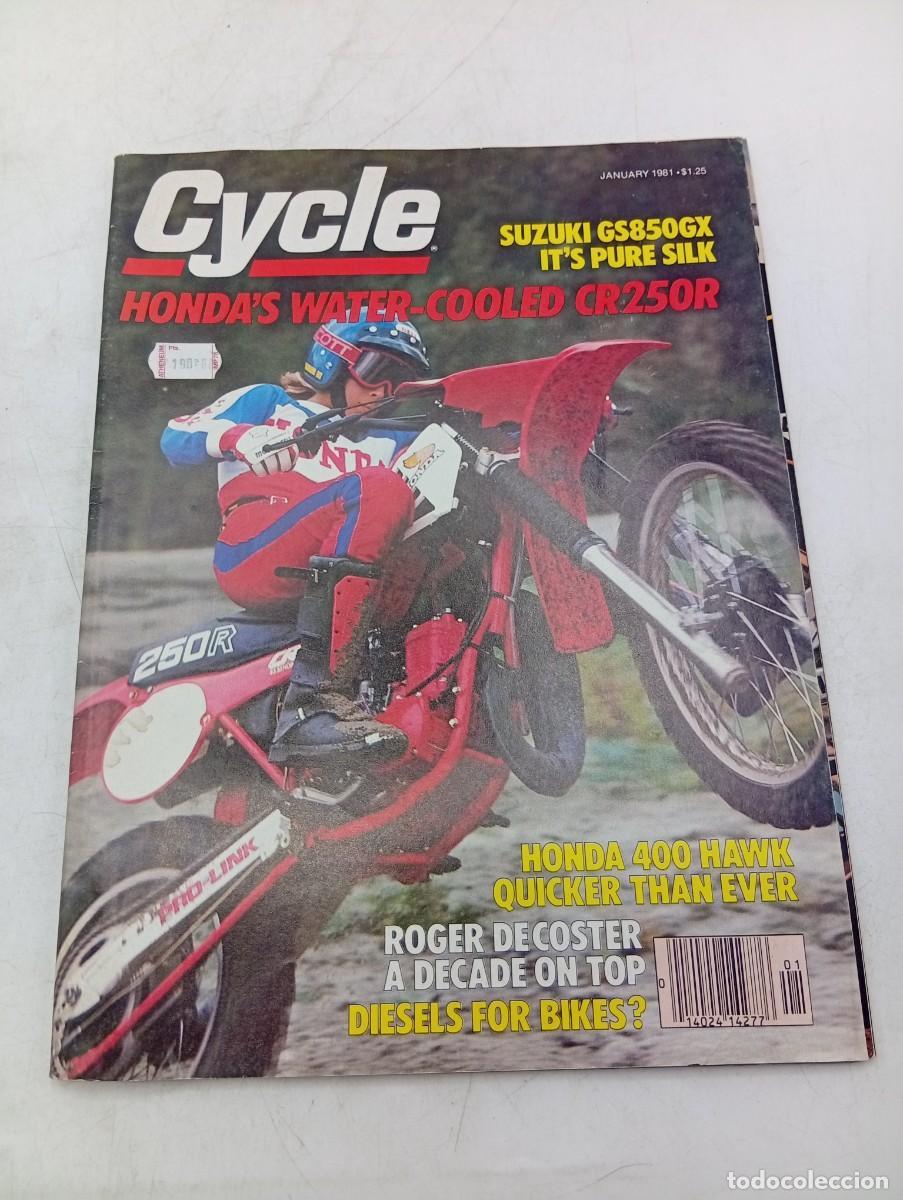 Coches y Motocicletas: CYCLE. N&ordm; 1. A&Ntilde;O 1981. SUZUKI GS850GX. HONDA 400 HAWK. ROGER DE COSTER A DECADE ON TOP.. LEER
