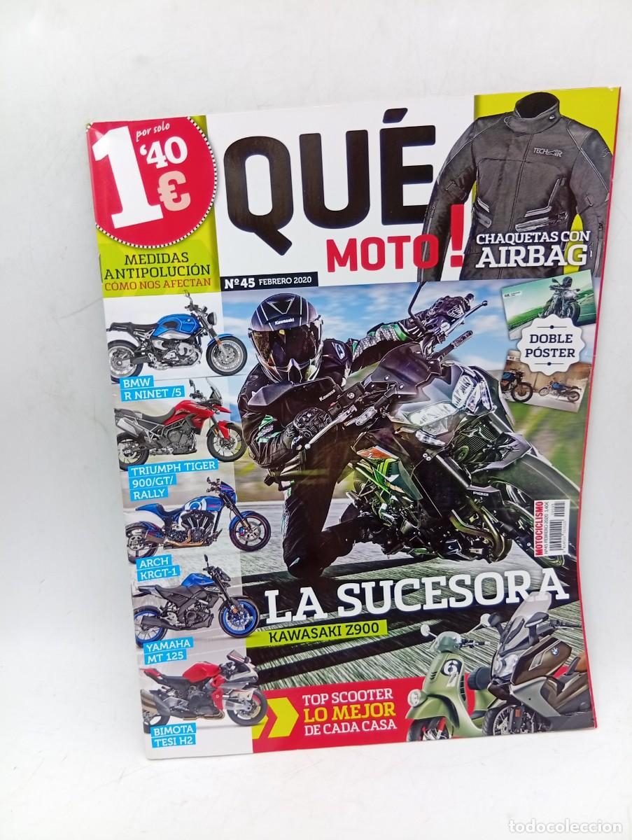 Coches y Motocicletas: QU&Eacute; MOTO !. N&ordm; 45. A&Ntilde;O 2020. KAWASAKI Z900. BMW R NINET/5. TRIUMPH TIGER 900/GT/RALLY. ARCH ... LEER