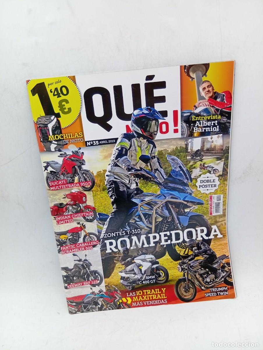 Coches y Motocicletas: QU&Eacute; MOTO !. N&ordm; 35. A&Ntilde;O 2019. DUCATI MULTISTRADA 950/S. INDIAN CHIEFTAIN LIMITED. KEEWAY RKF ... LEER