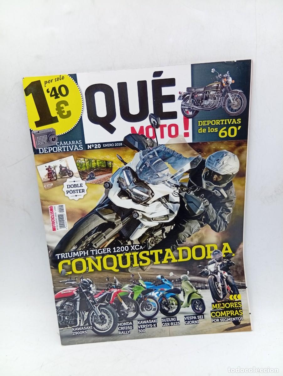 Coches y Motocicletas: QU&Eacute; MOTO !. N&ordm; 20. A&Ntilde;O 2018. KAWASAKI Z900RS. HONDA CRF250 RALLY. SUZUKI GSX-R125. VESPA SEI... LEER