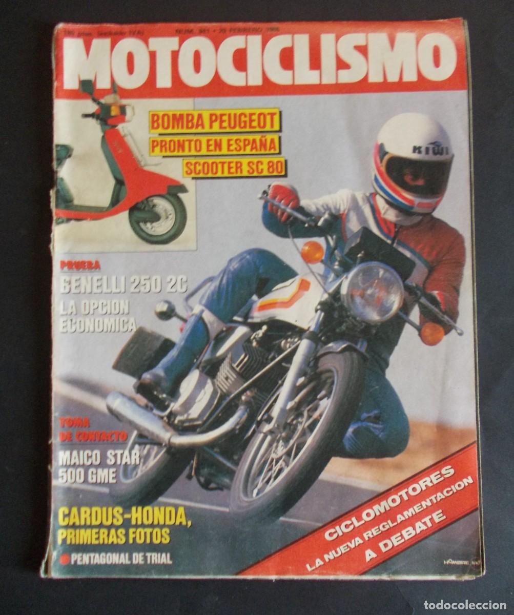 Coches y Motocicletas: Revista Motociclismo 941 a&ntilde;o 1986 Prueba Benelli 250 2C Maico Star 500 GME Card&uacute;s Honda Scooter