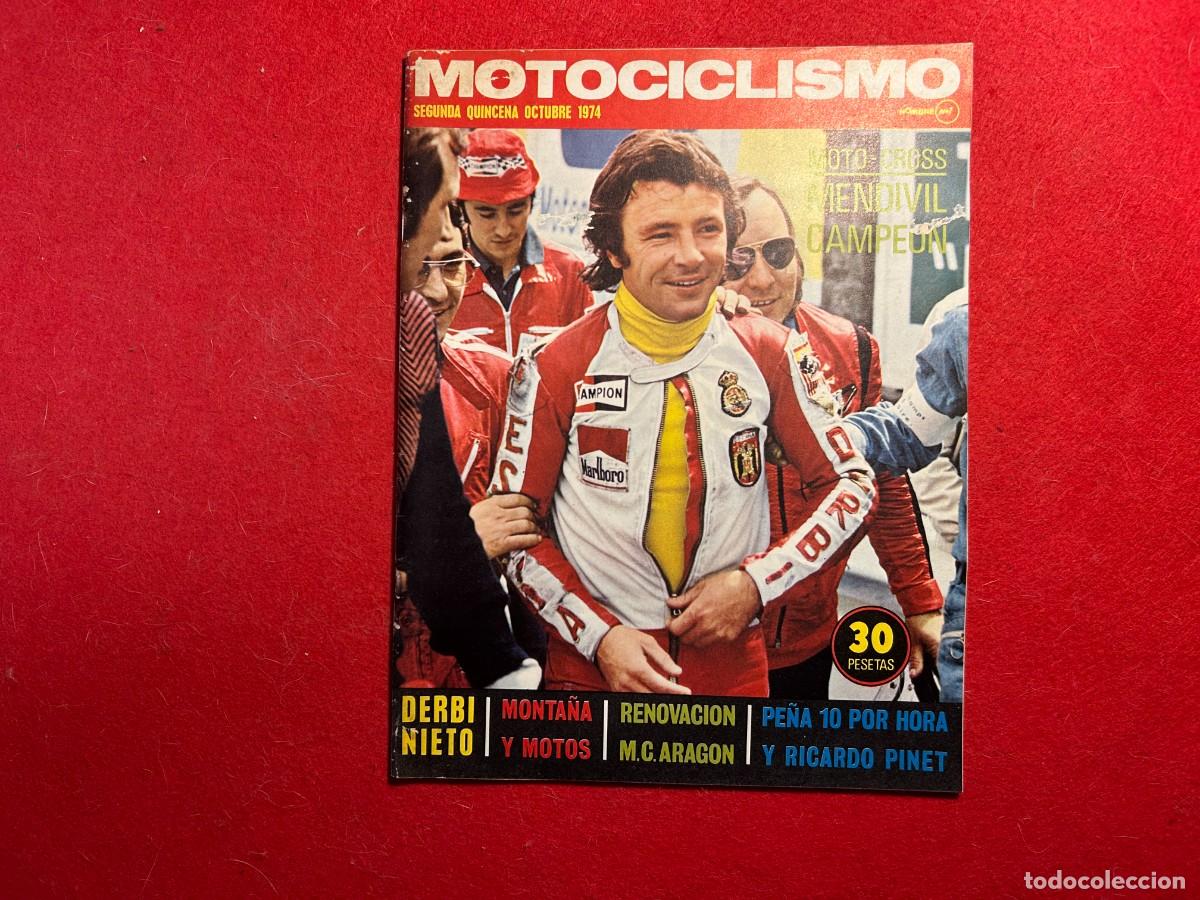 Coches y Motocicletas: revista Motociclismo - Malcolm Rathmell - 38 Bol D'or - J.A.Mendivil, Bultaco -Karts - Nieto - 1974