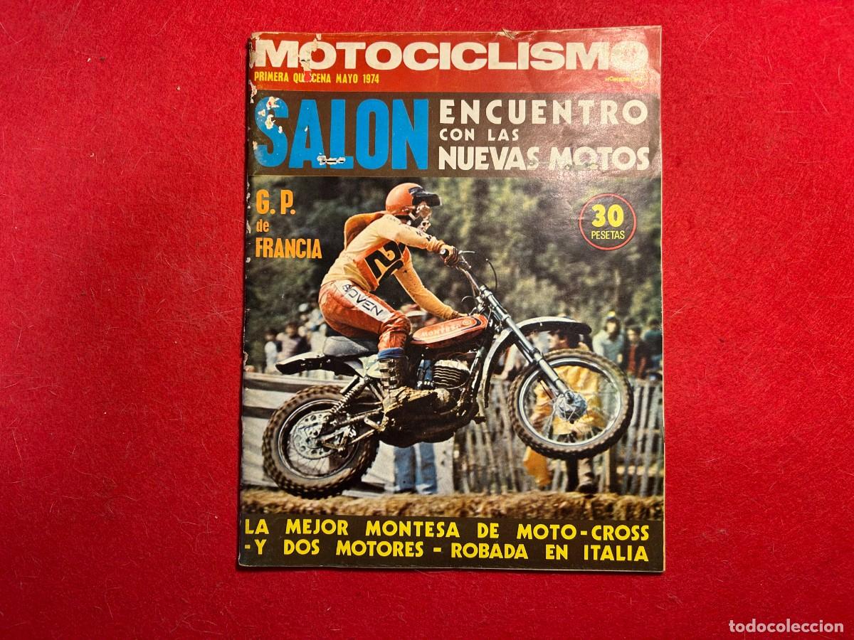 Coches y Motocicletas: revista Motociclismo- BMW R 90-S -200 millas IMOLA- G.P.Francia-Benny Sellman,Karts -Moto Cross 1974