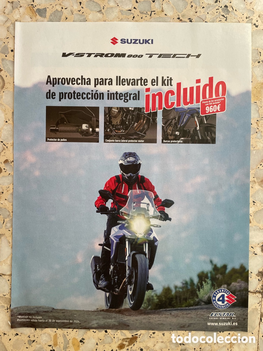 Coches y Motocicletas: Publicidad moto Suzuki V-Strom 800 / Hoja de revista