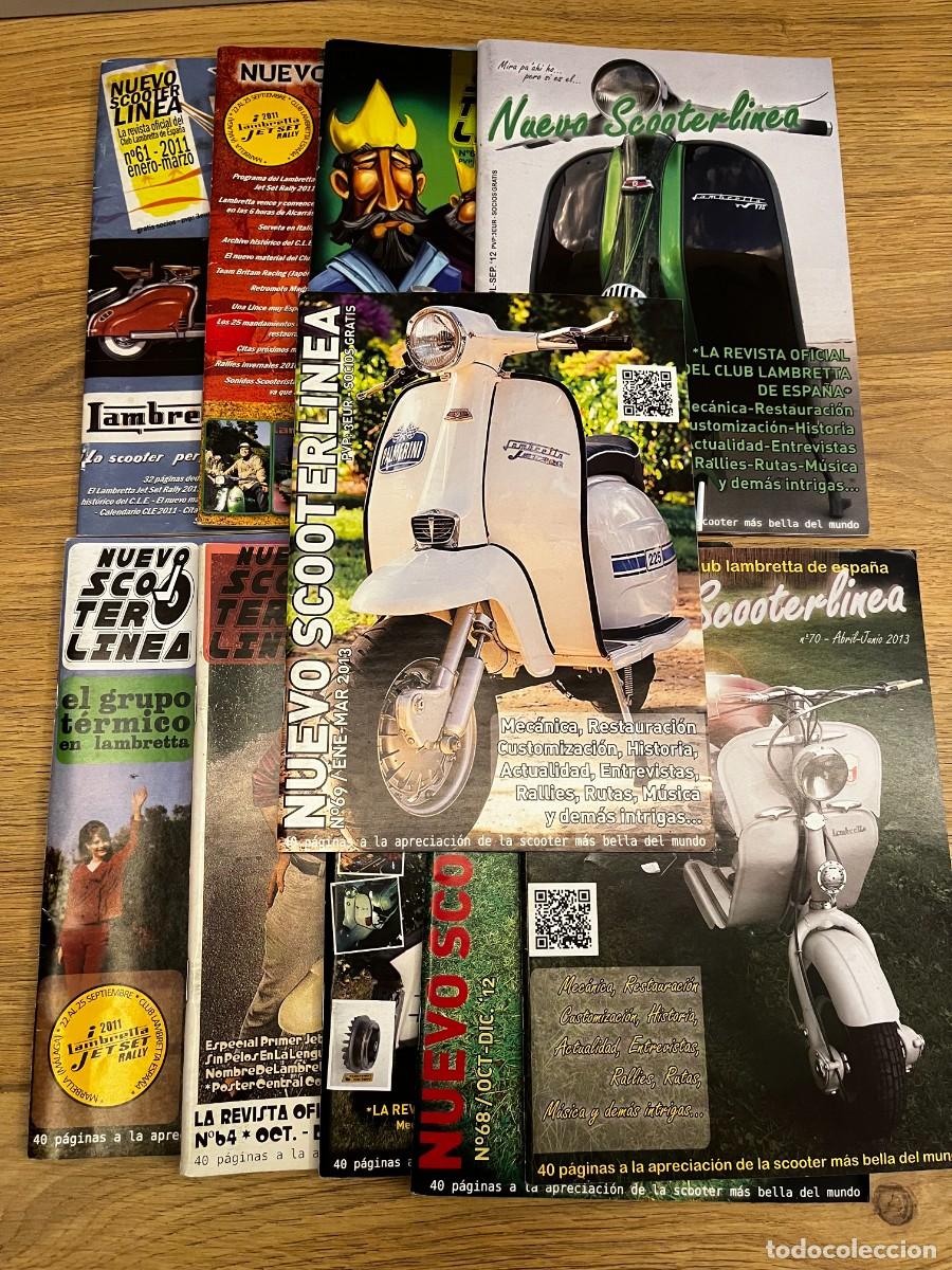 Coches y Motocicletas: 10 revistas Nuevo Scooterlinea - Club Lambretta de Espa&ntilde;a