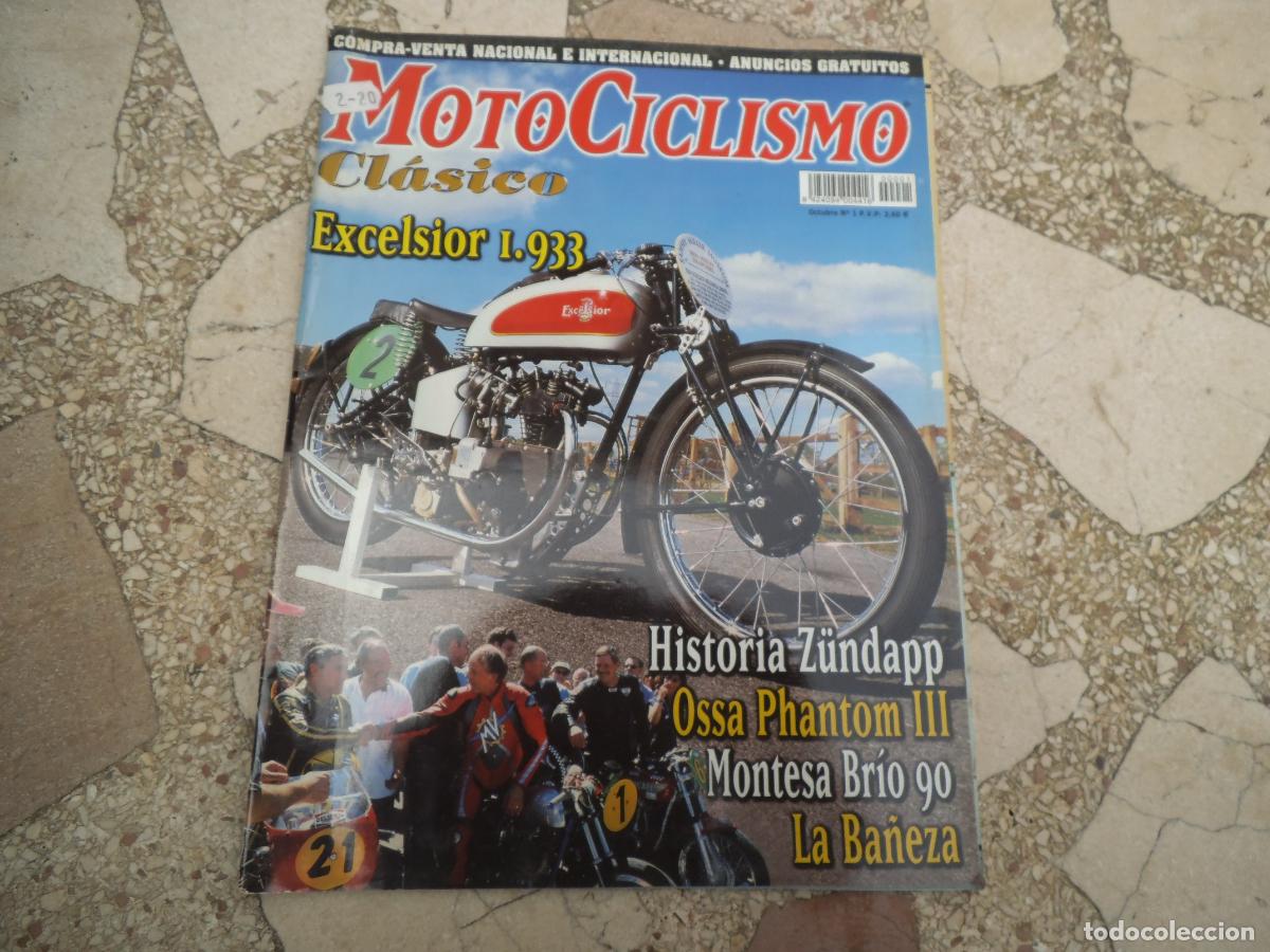 Coches y Motocicletas: motociclismo clasico, n&ordm; 1, ossa phantom III, montesa brio 90, la ba&ntilde;eza, historia zundapp, excelsio