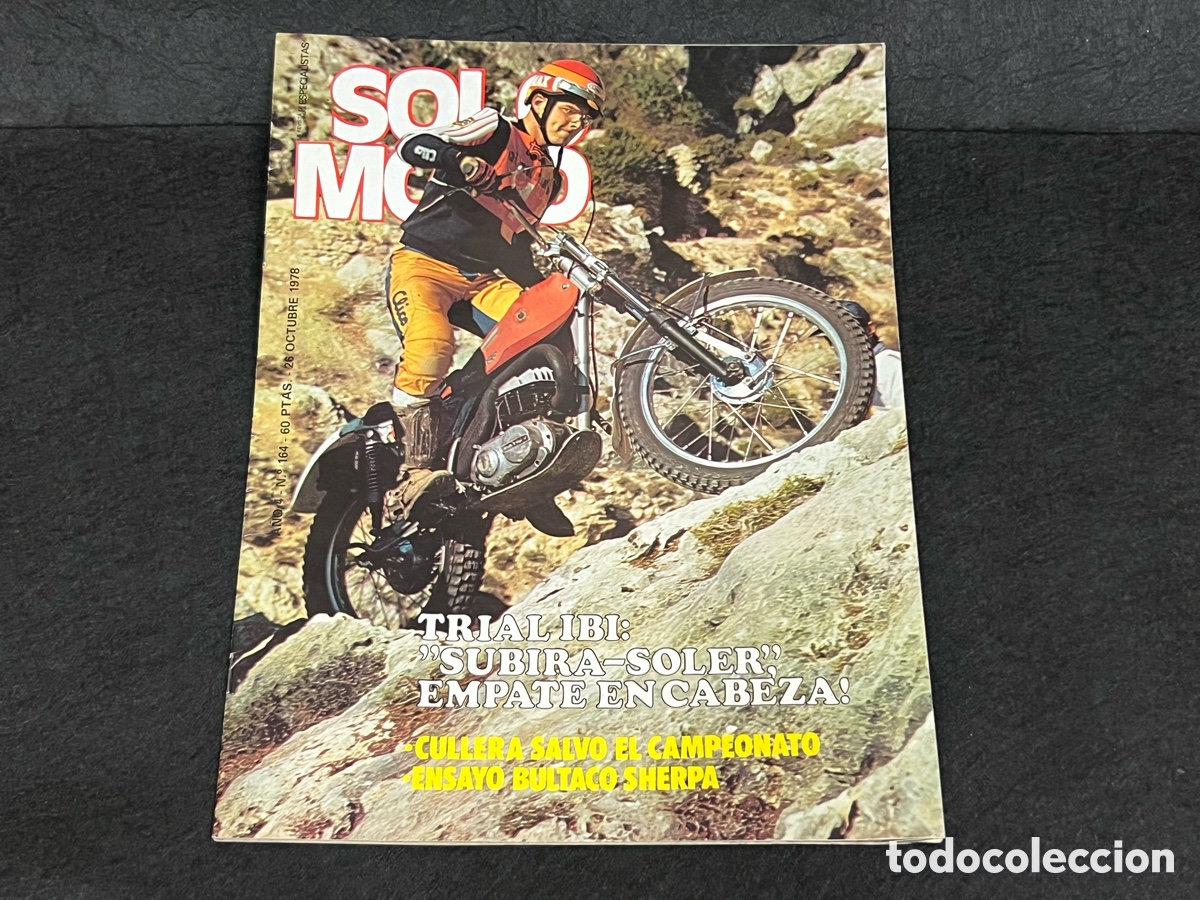 Coches y Motocicletas: REVISTA SOLO MOTO N&Uacute;MERO 164 26 OCTUBRE 1978 TRIAL SHERPA JAWA TT DERBI VARIANT VER SUMARIO.