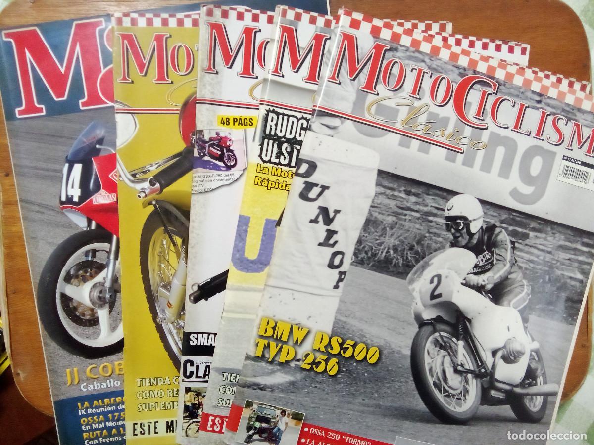 Coches y Motocicletas: LOTE 5 REVISTA MOTOCICLISMO CLASICO Y MOTO CLASICA
