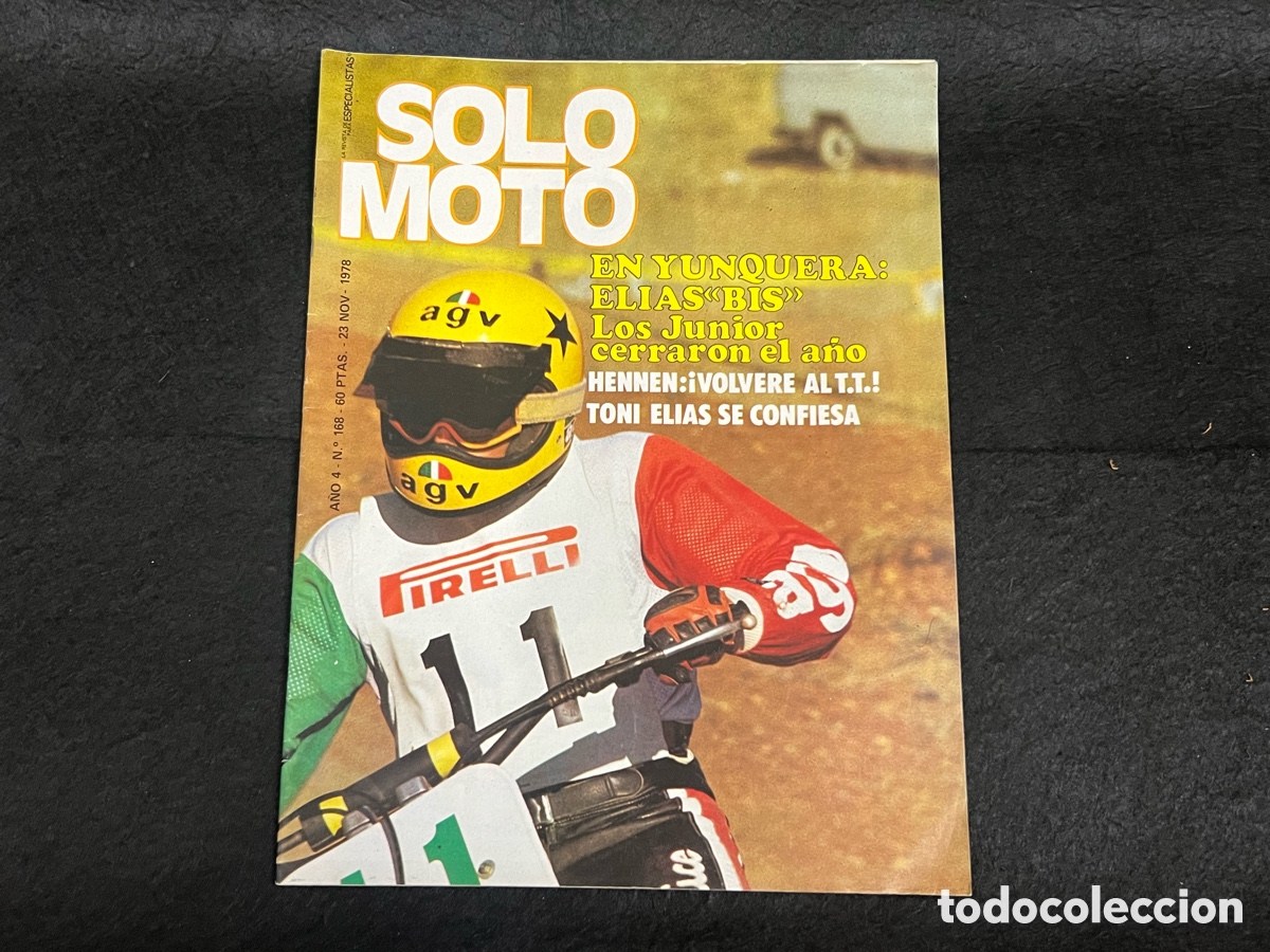 Coches y Motocicletas: REVISTA SOLO MOTO N&Uacute;MERO 168 23 NOVIEMBRE 1978 MONTESA CAPPRA VE P&Oacute;STER CARLOS MORANTE VER SUMARIO.