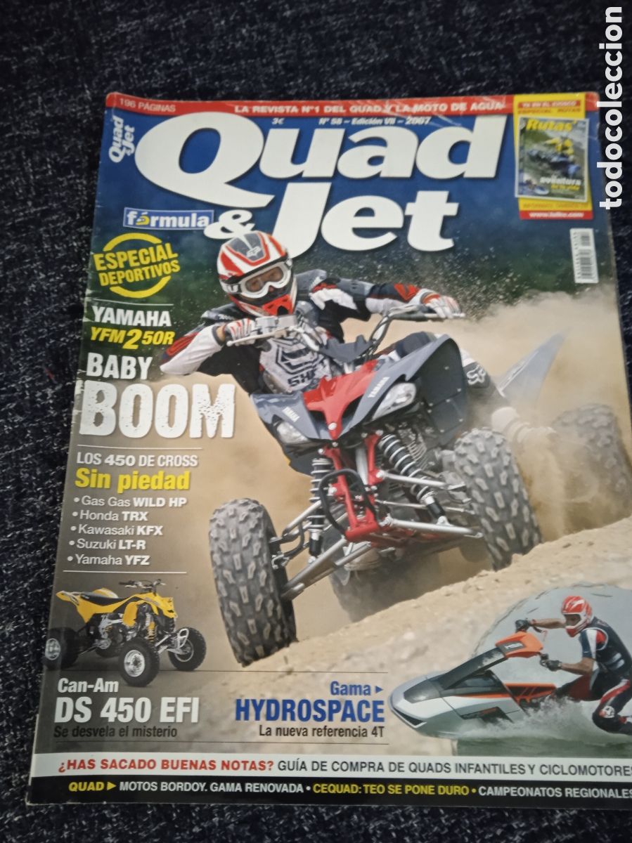 Coches y Motocicletas: QUAD & JET N&ordm; 58 A&Ntilde;O 2007. ESPECIAL DEPORTIVOS, YAMAHA YFM 250R