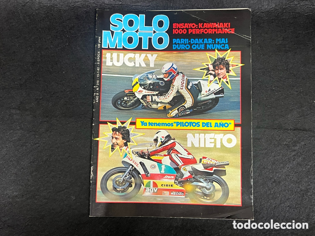 Coches y Motocicletas: REVISTA SOLO MOTO N&Uacute;MERO 316 15 ENERO 1982 KAWASAKI 1000 PARIS DAKAR VER SUMARIO.