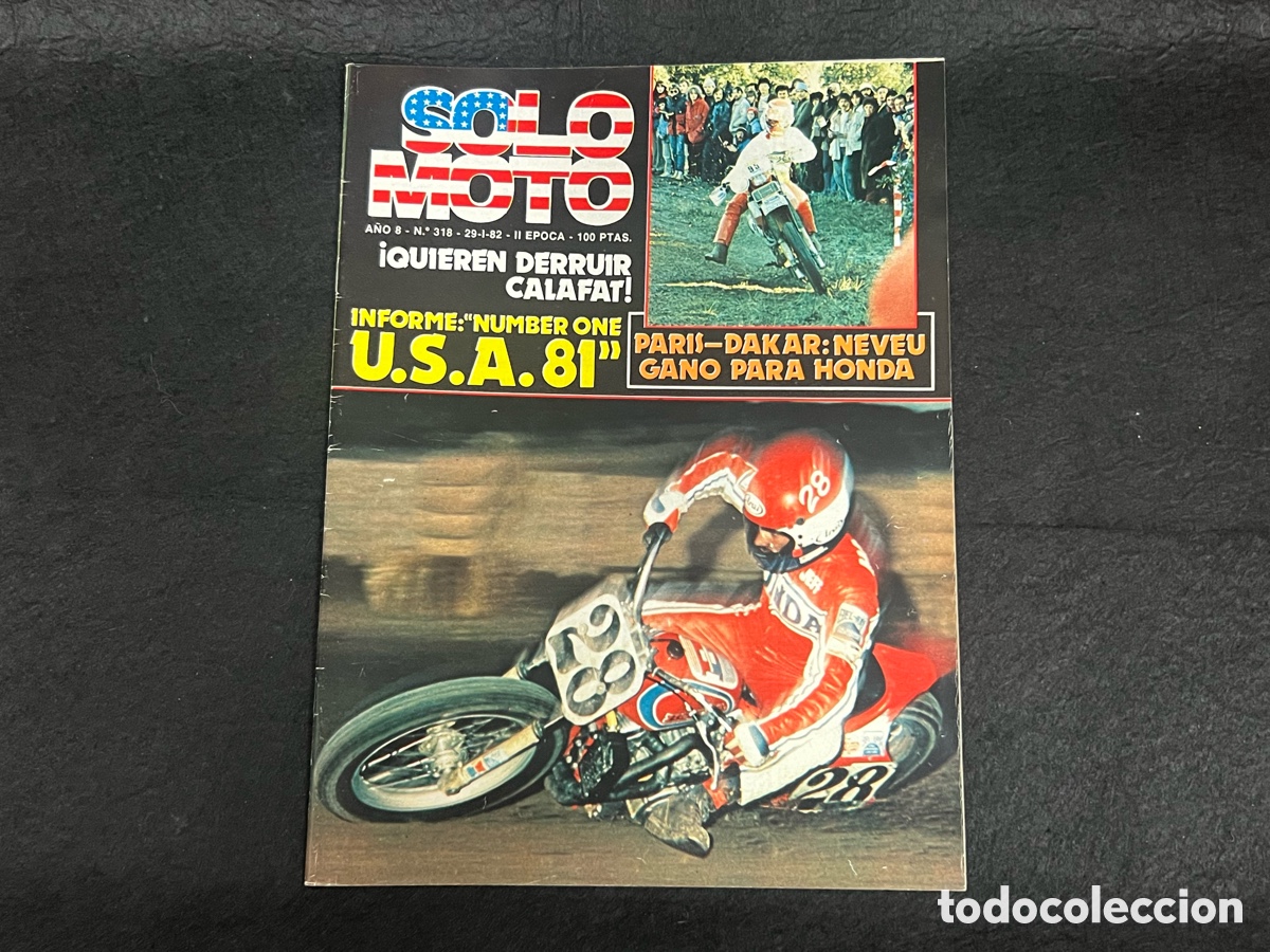 Coches y Motocicletas: REVISTA SOLO MOTO N&Uacute;MERO 18 29-1-82 PAR&Iacute;S DAKAR VER SUMARIO.