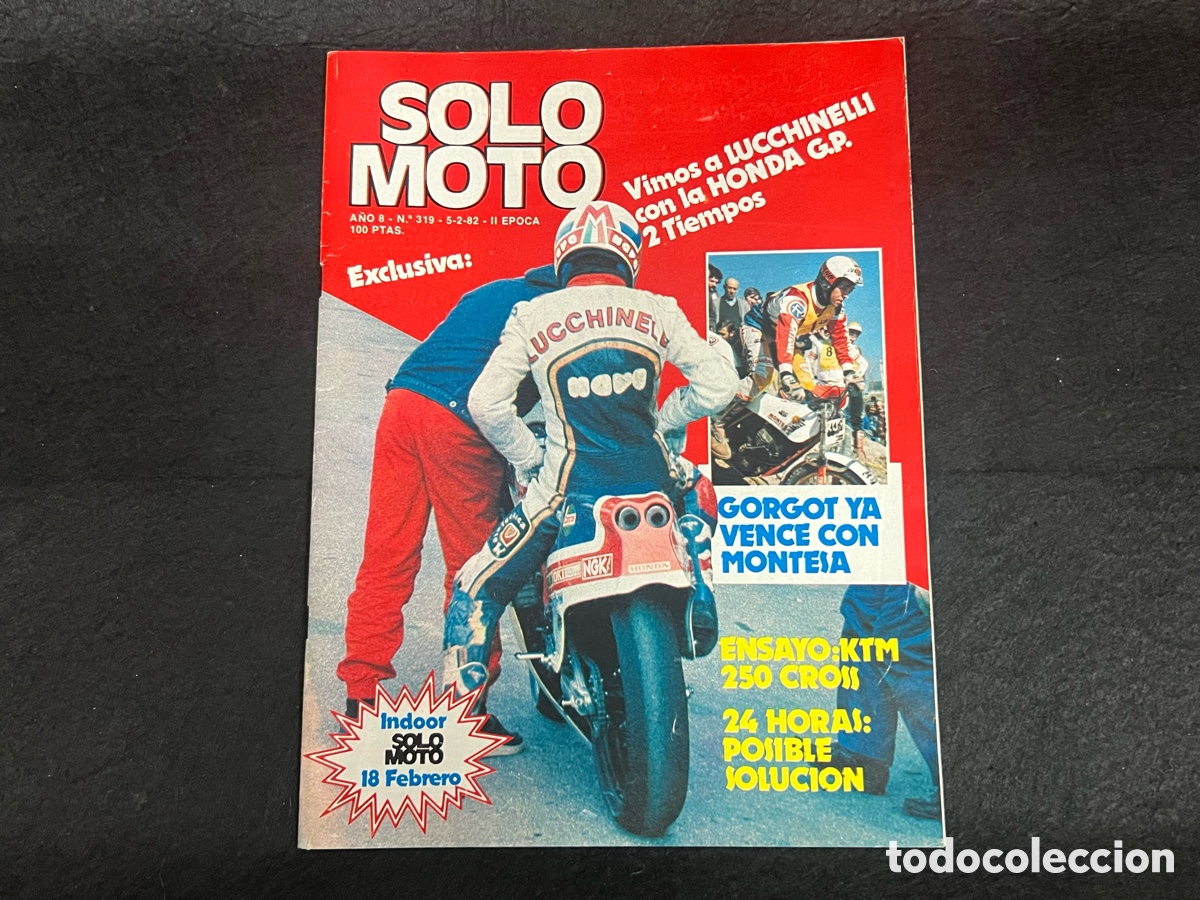 Coches y Motocicletas: REVISTA SOLO MOTO N&Uacute;MERO 319 5-2-82 MORINI '82, KTM 250 II MC CROSS, MAICO ALPHA-1 MC 490