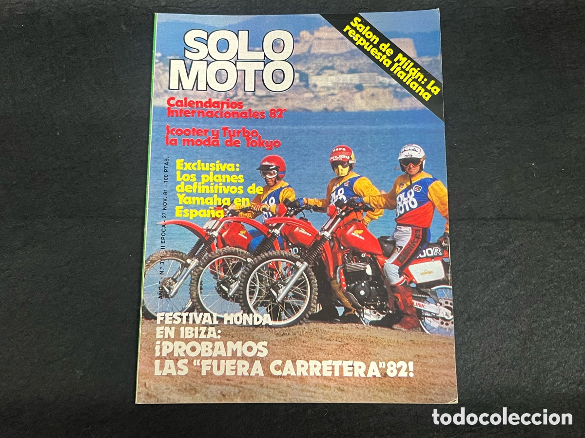 Coches y Motocicletas: REVISTA SOLO MOTO N&ordm; 311 - TRIAL SIDETRIAL LORIS REGGIANI HONDA ATC CR PUCH SALON MILAN TOKYO
