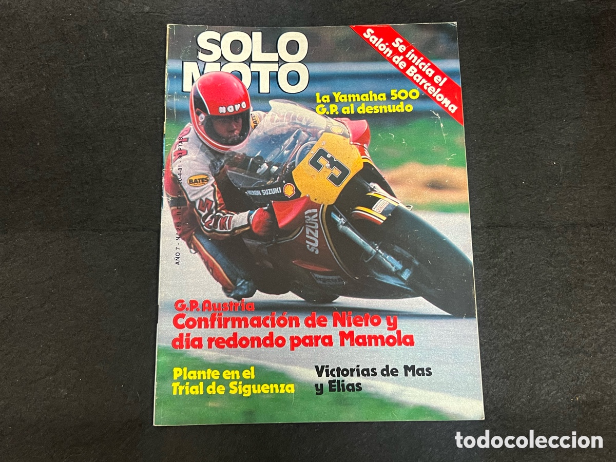 Coches y Motocicletas: REVISTA SOLO MOTO N&Uacute;MERO 283 30 ABRIL 1981 DUCATI PANTAH 600 VER SUMARIO.