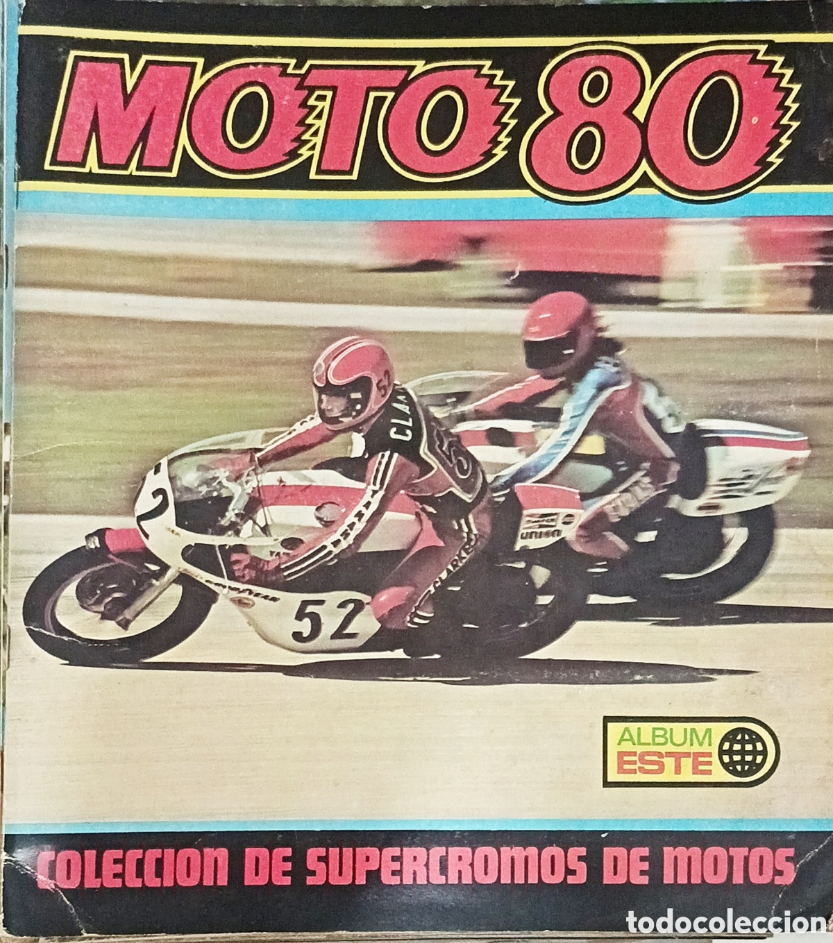 Coches y Motocicletas: Cromos motos a&ntilde;os 80