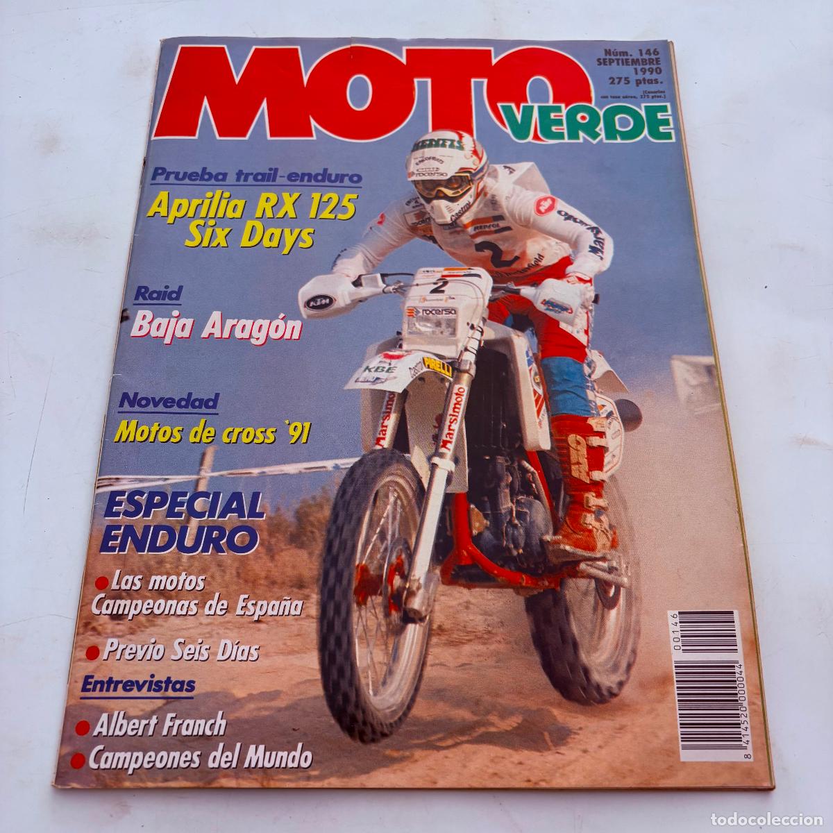 Coches y Motocicletas: revista moto verde n&ordm; 146 aprilia rx 125