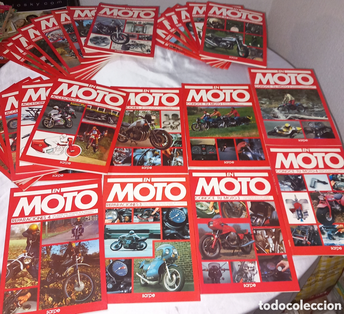 Coches y Motocicletas: LOTE 30&times;REVISTAS EN MOTO-SARPE/ A&Ntilde;OS 80(CONOCE TU MOTO/REPARACIONES/ACCESORIOS/DIAGNOSIS)EXCELENTE