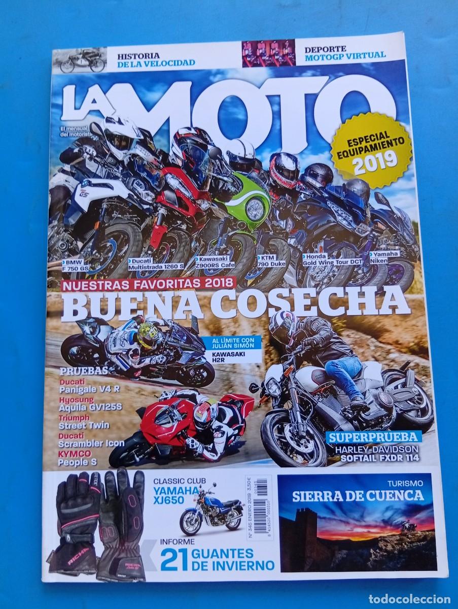 Coches y Motocicletas: LA MOTO. N&ordm; 345. A&Ntilde;O 2019. PRUEBA : DUCATI PANIGALE V4R. TRIUMPH STREET TWIN. DUCATI SCRAMBKER. LEER