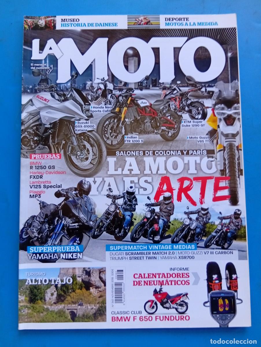 Coches y Motocicletas: LA MOTO. N&ordm; 343. A&Ntilde;O 2018. PRUEBA : BMW R 1250 GS. HARLEY-DAVIDSON FXDR. LAMBRETTTA V125 .... LEER