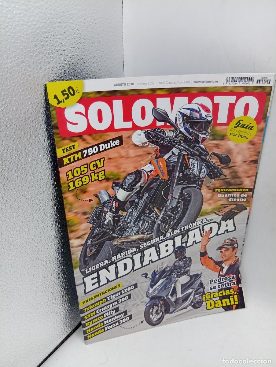 Coches y Motocicletas: SOLO MOTO. N&ordm; 2029. A&Ntilde;O 2018. TRIUMPH TIGER 1200. KYMCO FILLY. HONDA MONKEY. HONDA FORZA 300.. LEER.