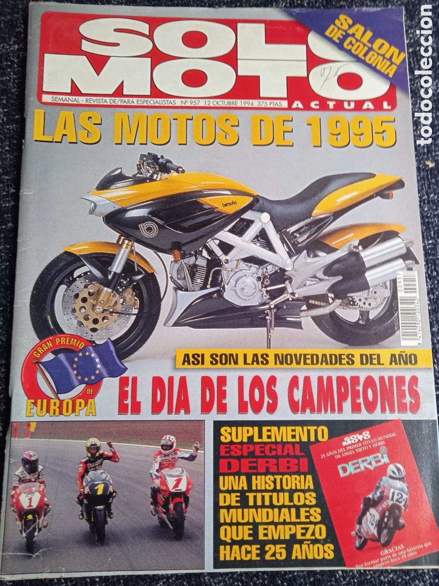 Coches y Motocicletas: SOLO MOTO N&ordm; 957 A&Ntilde;O 1994. YAMAHA XJ 900 S -LAS MOTOS DE 1995