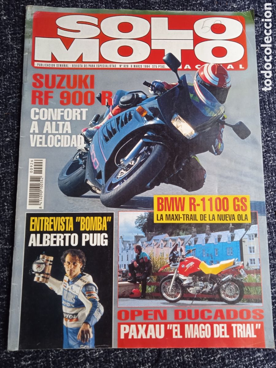 Coches y Motocicletas: SOLO MOTO N&ordm; 926 A&Ntilde;O 1994 - SUZUKI RF 900R - BMW R1100 GS