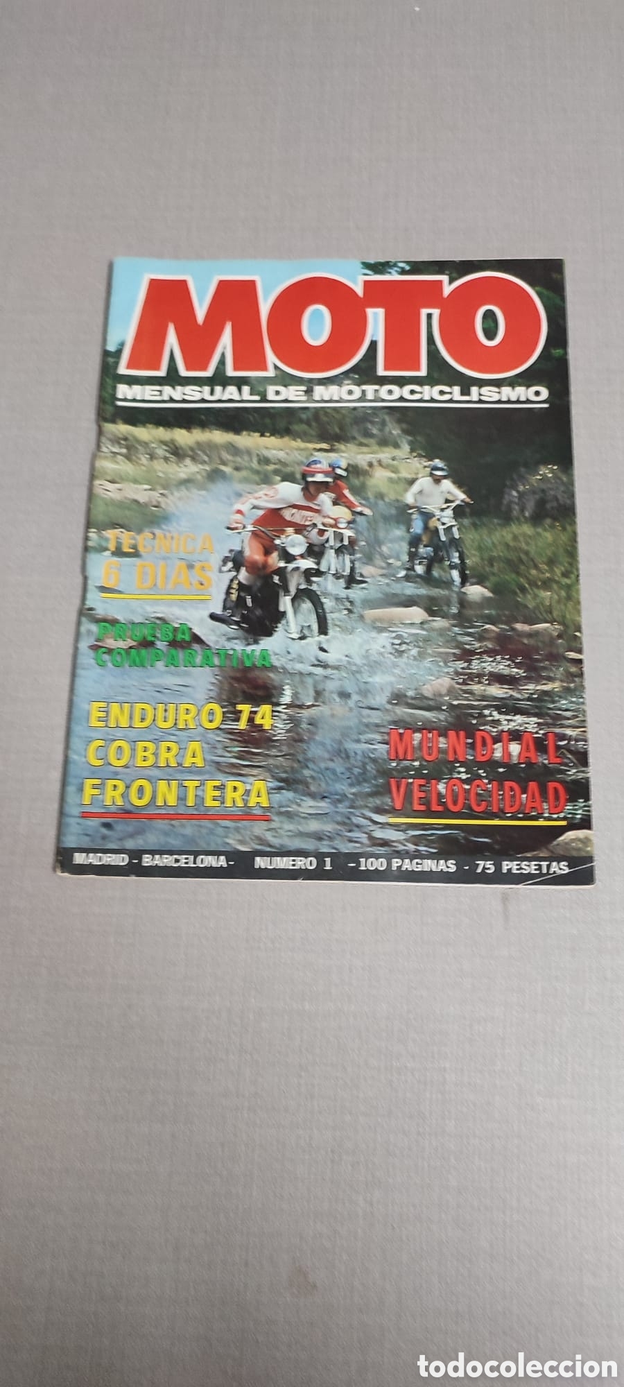 Coches y Motocicletas: Revista Moto, n&uacute;mero 1 de octubre de 1977.