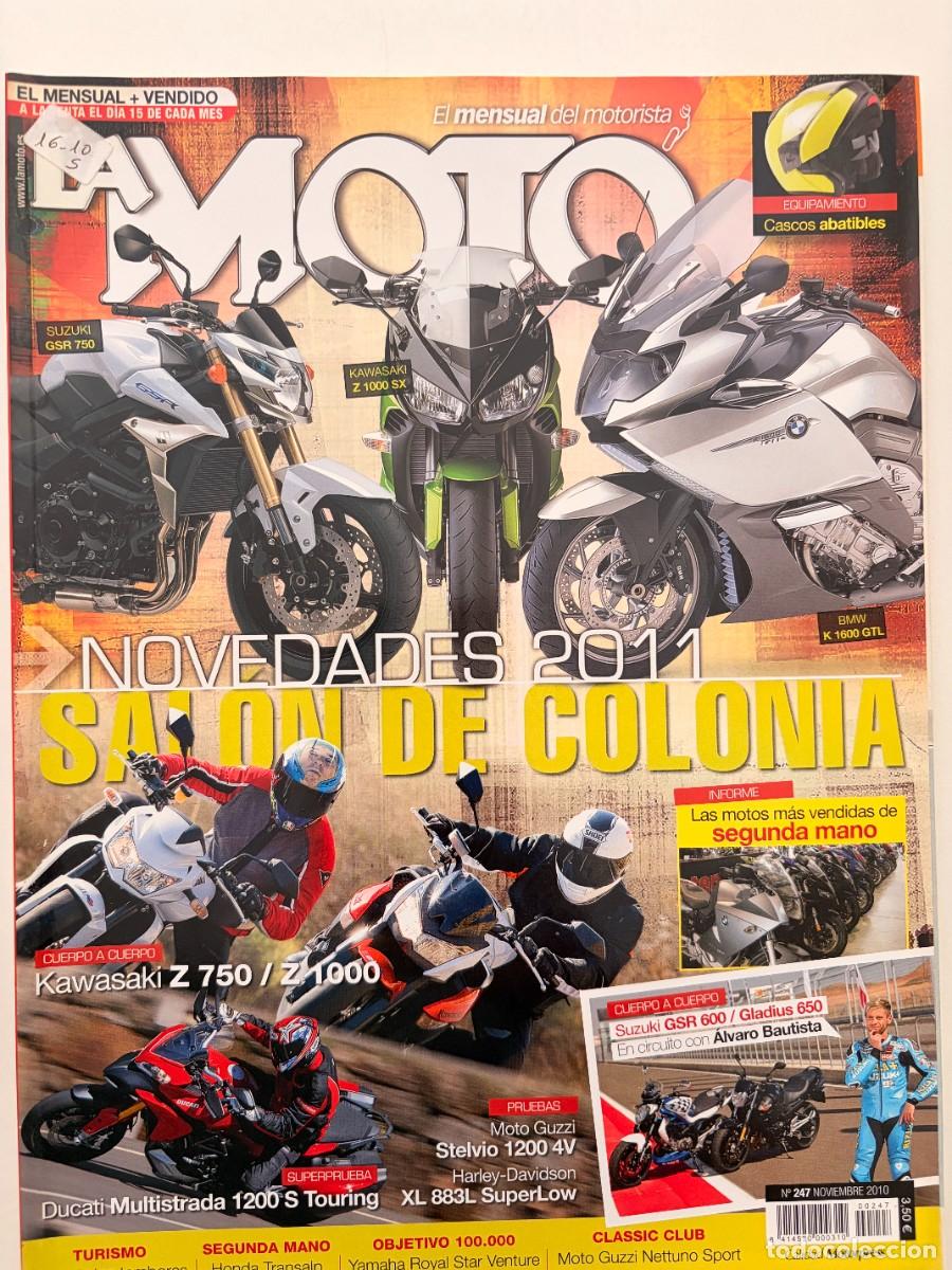 Coches y Motocicletas: LA MOTO. N&ordm; 247. NOVIEMBRE 2010. KAWASAKI Z750. KAWASAKI Z1000. DUCATI MULTISTRADA. LEER