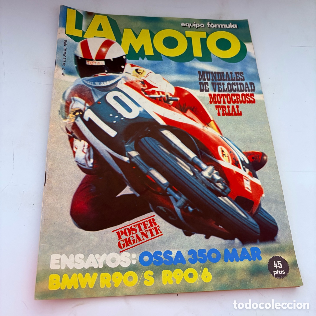 Coches y Motocicletas: revista equipo formula la moto ossa 350 mar bmw r 90/s / 6 n&ordm; 2