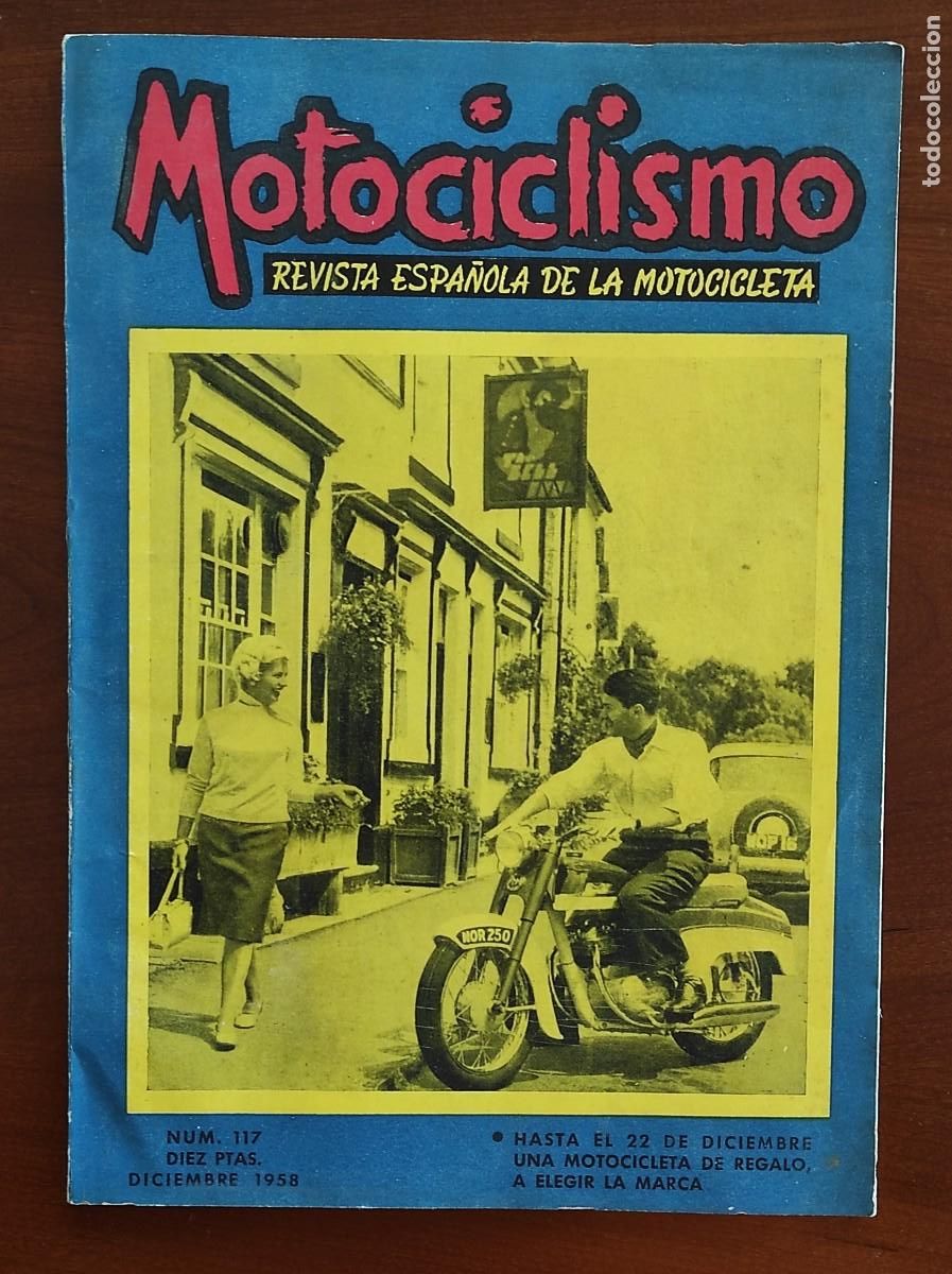 Coches y Motocicletas: REVISTA ESPA&Ntilde;OLA DE LA MOTOCICLETA - MOTOCICLISMO N&ordm; 117 - DICIEMBRE 1958